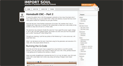 Desktop Screenshot of importsoul.net